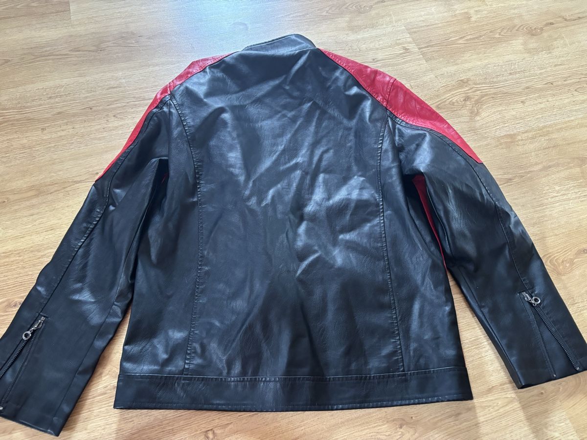 Jacken: Lederjacke schwarz-rot Grösse 4XL – Neu (gemäss Beschreibung) aus Kirchberg SG von lar_8mw6 4