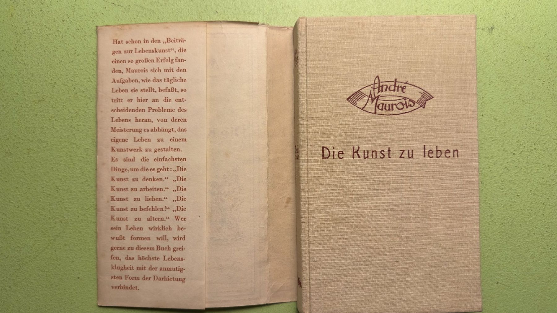Libri: André Maurois: Die Kunst zu leben – Usato da Zürich venduto da allp 1