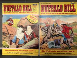 2 Buffalo Bill Comic-Heft, Wildwest-Klassiker, Bastei