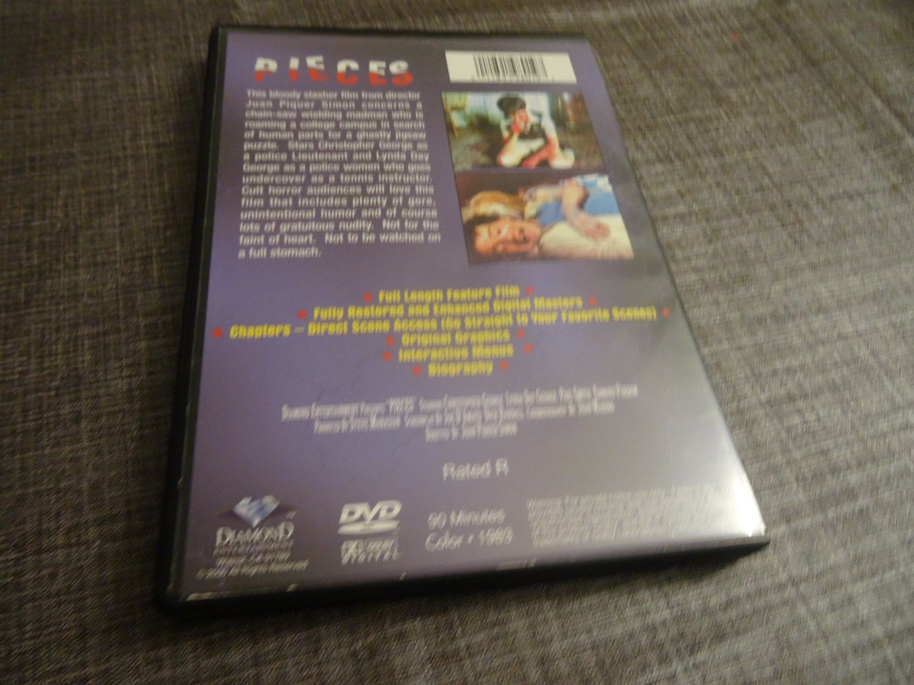 Tutti i DVDs: DVD Horrorfilm Pieces - IMPORT ENGLISCH – Usato da Olten venduto da Disc-Verkauf 2