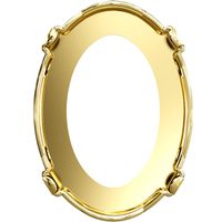Swarovski Fassung 4120/S, für Kristalle 14×10mm / 1 Stück
