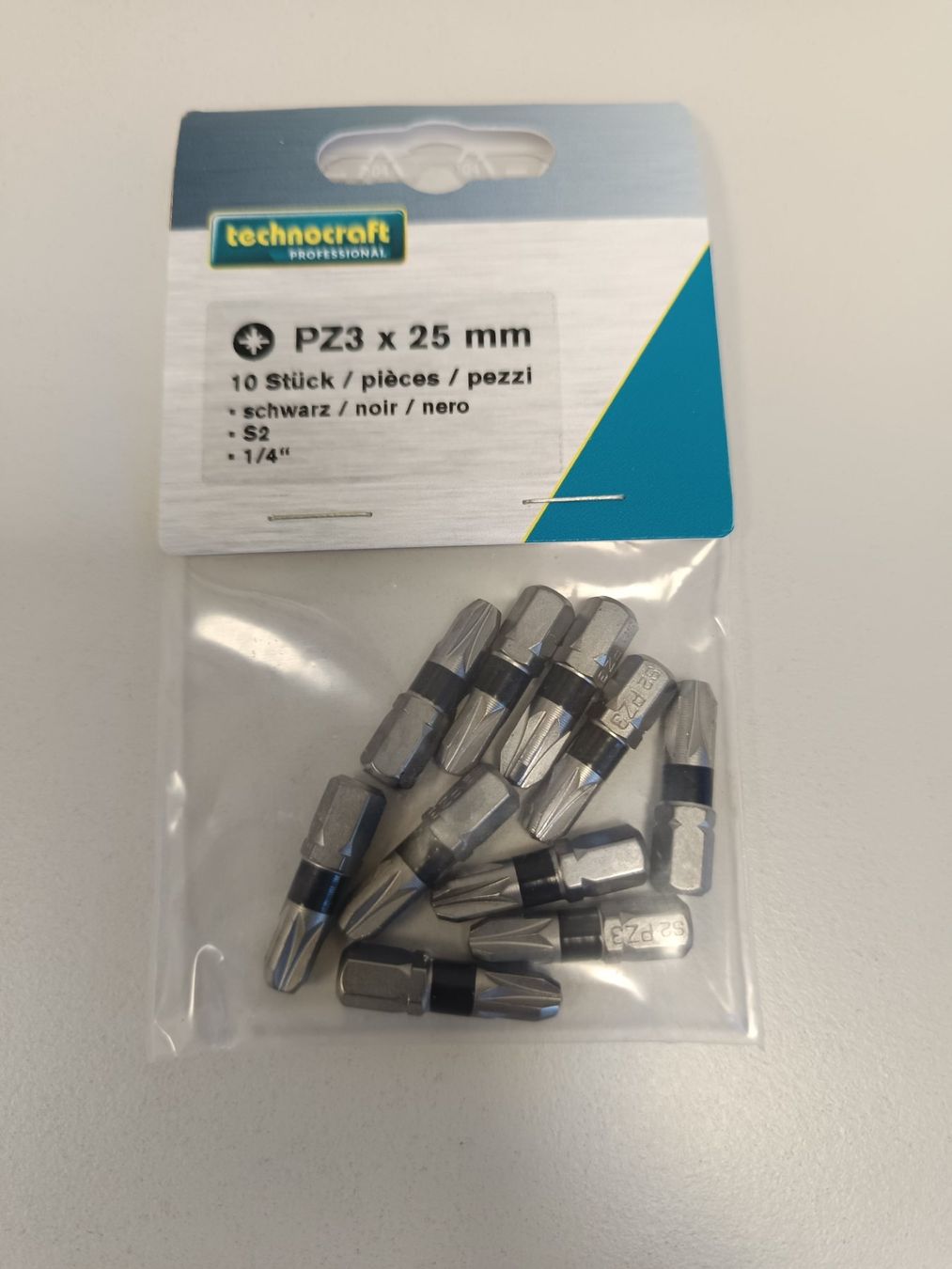 Tous les outils: 20 Packungen Kreuz PZ 3 Bit- Einsatz 25 mm – Neuf avec emballage d'origine à Rüthi (Rheintal) par Balty 1