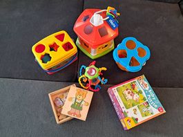 Kleinkinderspielzeug - Paket Formensortierer, Puzzle