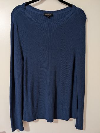 Caroll Strickpullover, Grösse S, blau