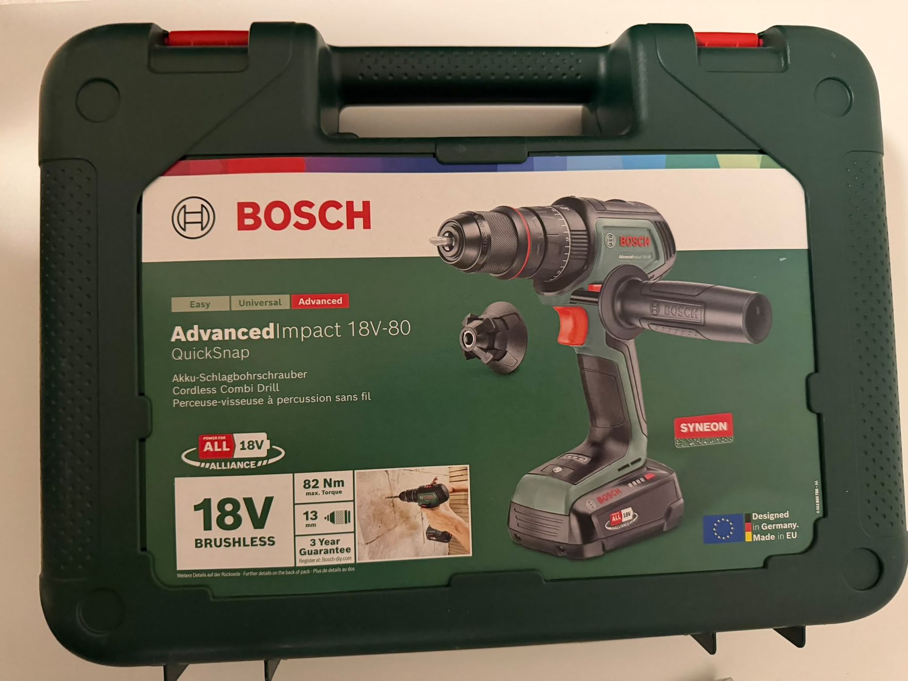 Bosch Trapani: BOSCH Advanced impact 18V-80 QuickSnap Drill new – Nuovo (secondo la descrizione) da wattwil venduto da pel_qh26
