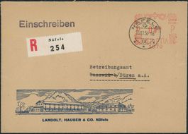 GL Näfels - Freistempel - Brief