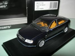 Audi A6 Saloon 1997 blau metallic * Minichamps 1:43