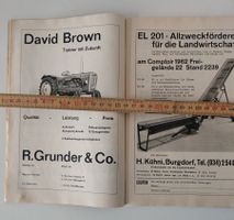 Werbung Aebi Traktor Hürlimann Bührer Landmaschinen 1962