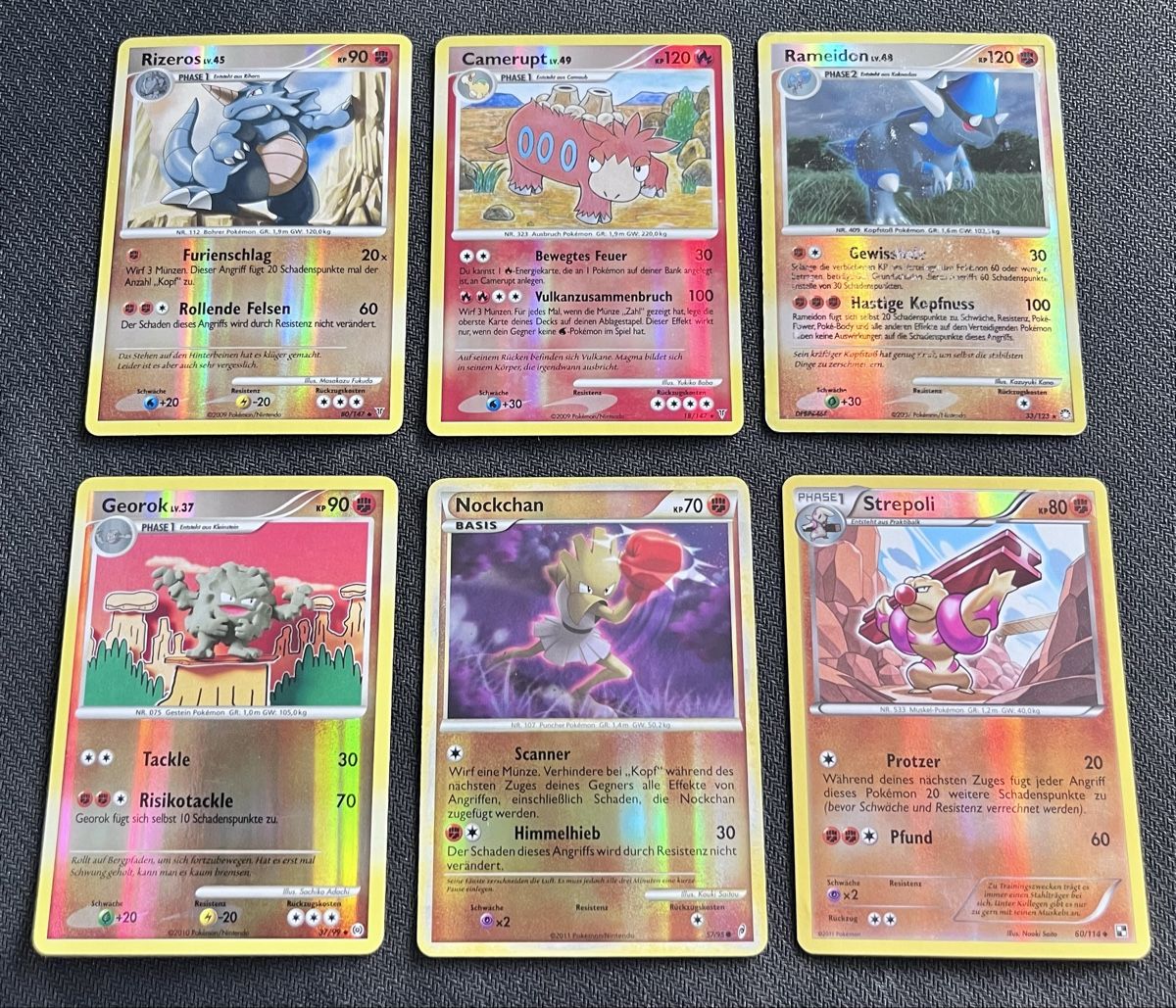 💥6x Pokémon Karten – Reverse Holo Set (2007–2014)💥 (Gebraucht) in ...