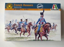 Napoleonische Husaren, Bausatz von Italeri 1/72, Fabrikneu
