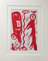 A.R. Penck Original Siebdruck / Serigraphie "Lyrik"