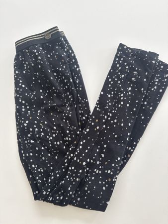 Leggings Pomp de lux Kinder schwarz Punkte Grösse 134/140