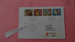GÜTIGHAUSEN/ZH R-Brief Letzttag s. selten !!  31.12.85  4