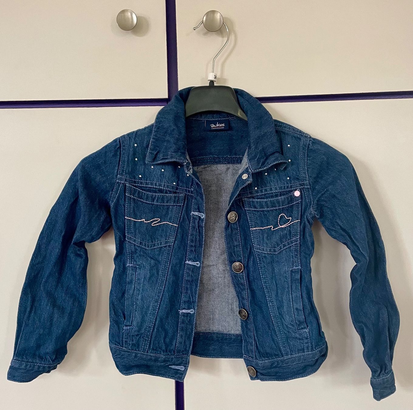 Giacche & Cappotti: Jeansjacke Mädchen blukids – Usato da Biel/Bienne venduto da linette78