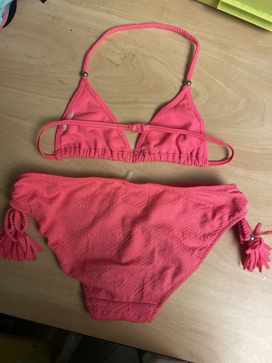 Badekleider & Bikinis: Rosa Mädchen Bikini Set, verstellbar, Gr. 140 – Gebraucht aus Obergerlafingen von cabo4 1