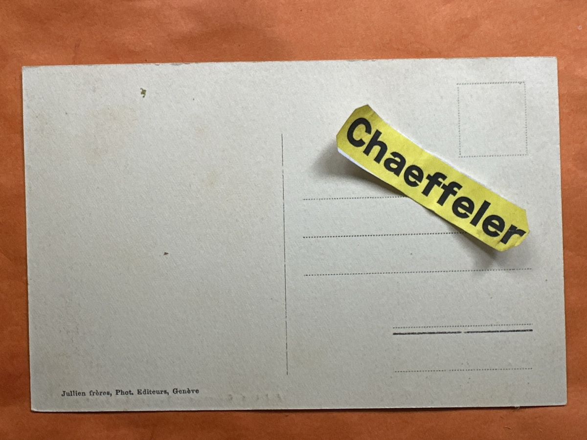 Cartoline postali: Alte Ansichtskarte Chamonix Pavillon des Bossons  – Usato da Zürich venduto da Chaeffeler 2