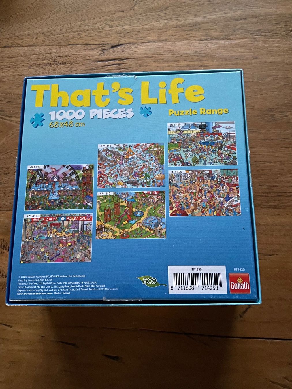 Puzzle: 1000 Puzzle von Goliath "That's Life" – Usato da Steffisburg venduto da 9MOMO5 1