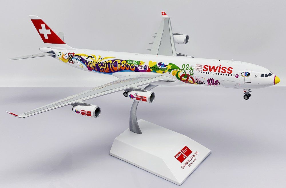 Swiss Modellbausätze & Standmodelle: A340-300 SWISS "San Francisco" 1:200 – Neu und originalverpackt aus Morges von iljamuromez 9