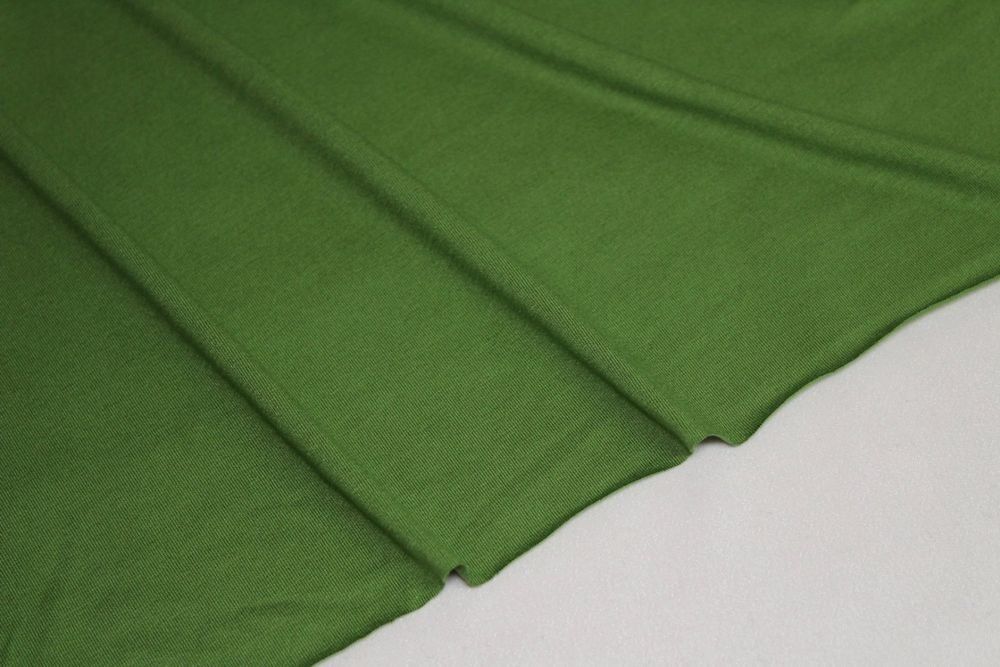 Stoffe: Stoff Viscosejersey uni farngrün – Neu (gemäss Beschreibung) aus Obfelden von solomon111