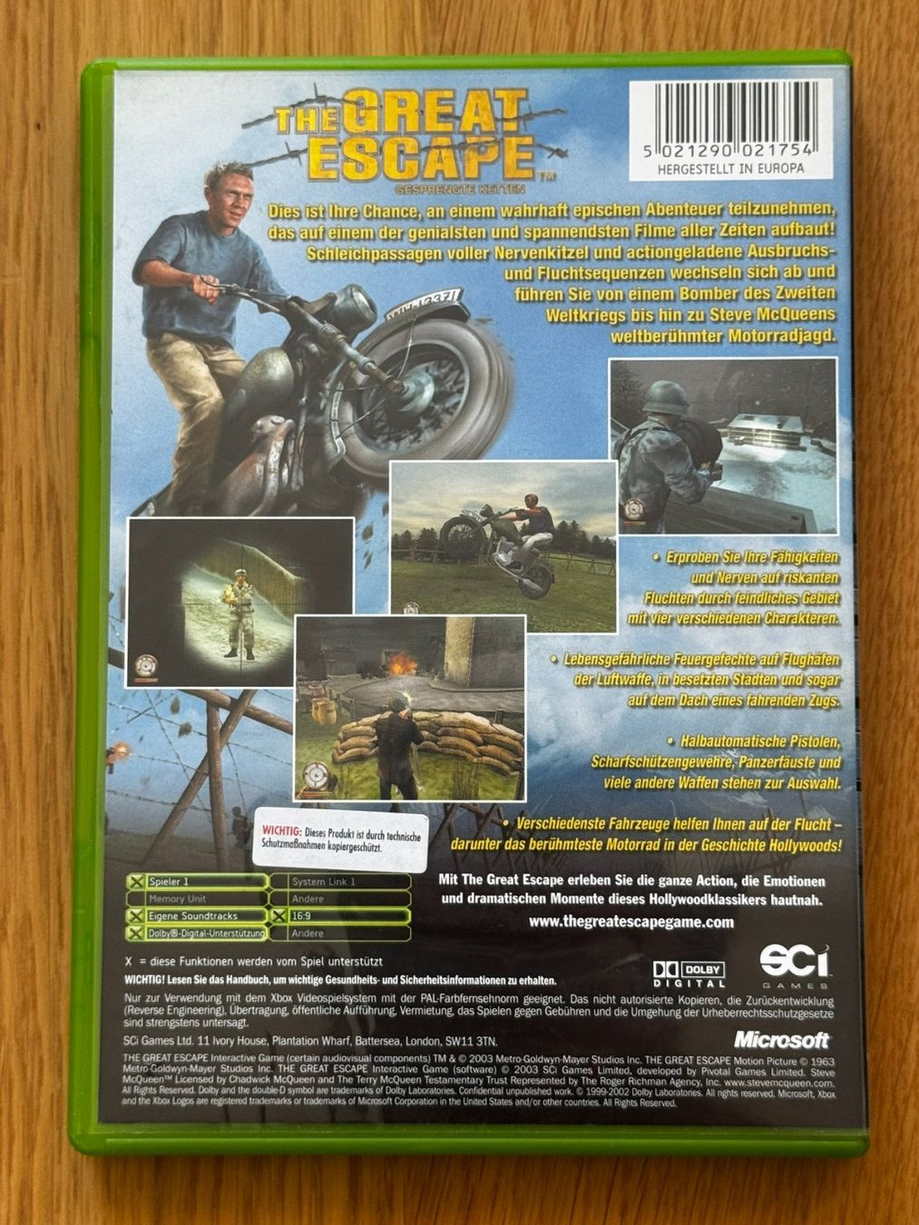 Giochi: The Great Escape - CIB - Xbox – Usato da Uster venduto da GamesAndStuff 1