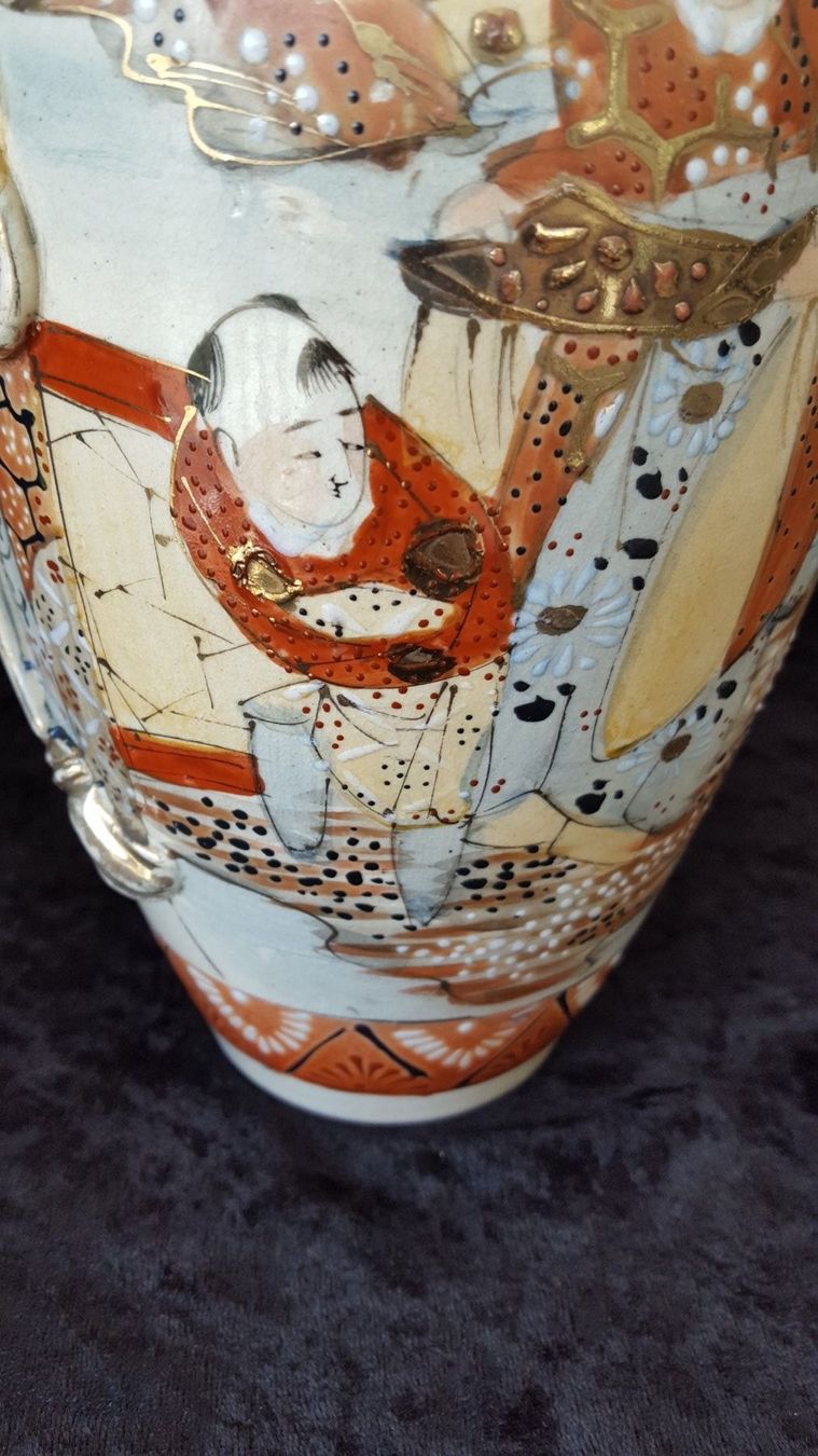 Vasen & Gefässe: antike jap. Samurai Satsuma Vase – Gebraucht aus Reinach von 3Guggerli 7