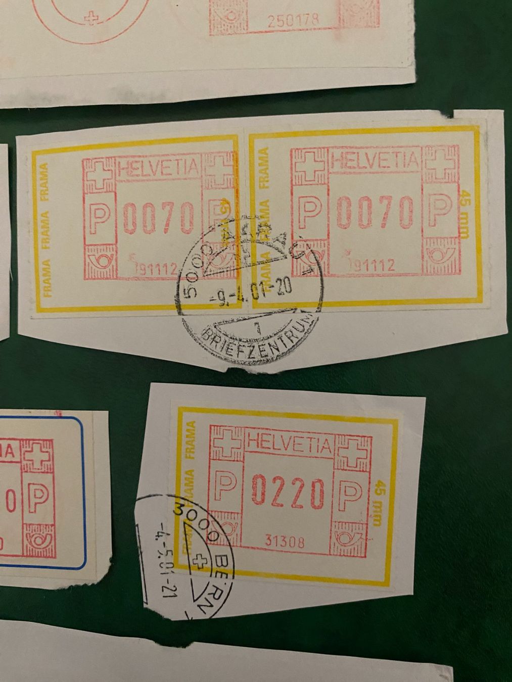 Tutti i francobolli: Automatenmarken – Usato da matten b. interlaken venduto da jfran17 3
