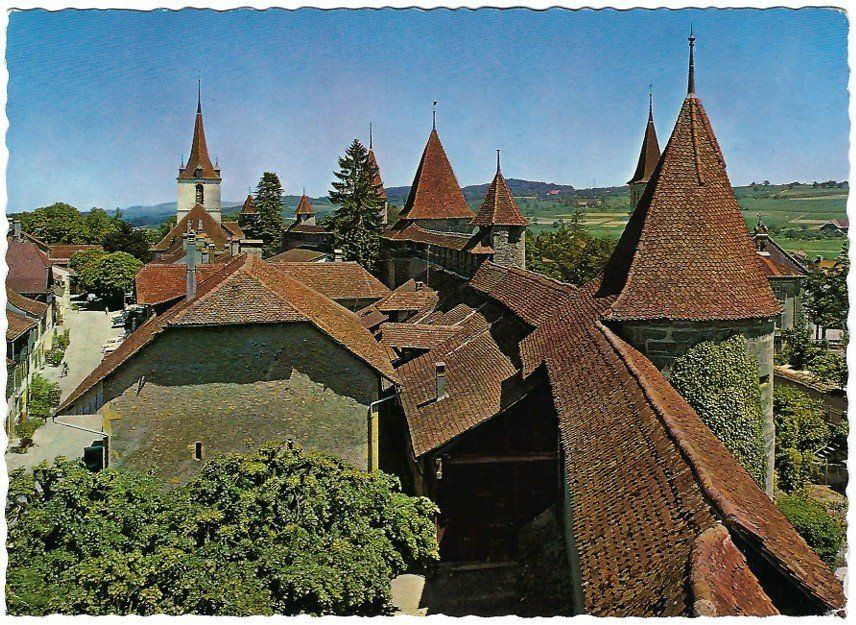 Cartoline postali: AK Murten Ringmauer datiert 28.8.1967 – Usato da Rheinfelden venduto da wil_m7gh