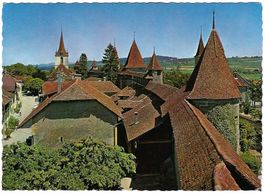AK Murten Ringmauer datiert 28.8.1967