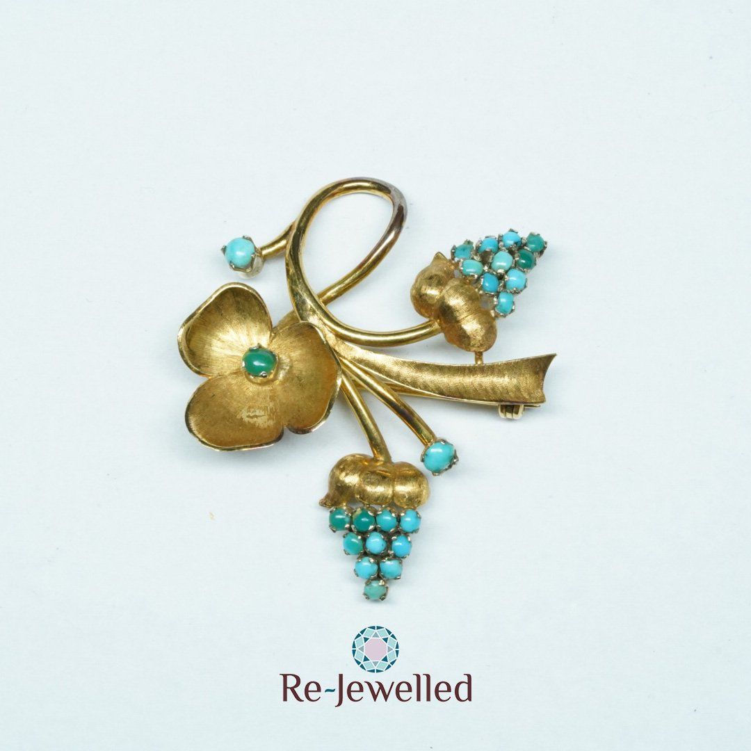 Spille & Fermagli: Brosche 14k Rotgold – Usato da Bülach venduto da Re-Jewelled 5