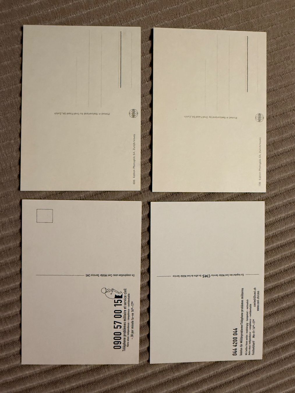 Cartoline postali: 4 Juxpostkarten Militär - Schweizer Armee – Nuovo (secondo la descrizione) da Brütten venduto da Hst1 1