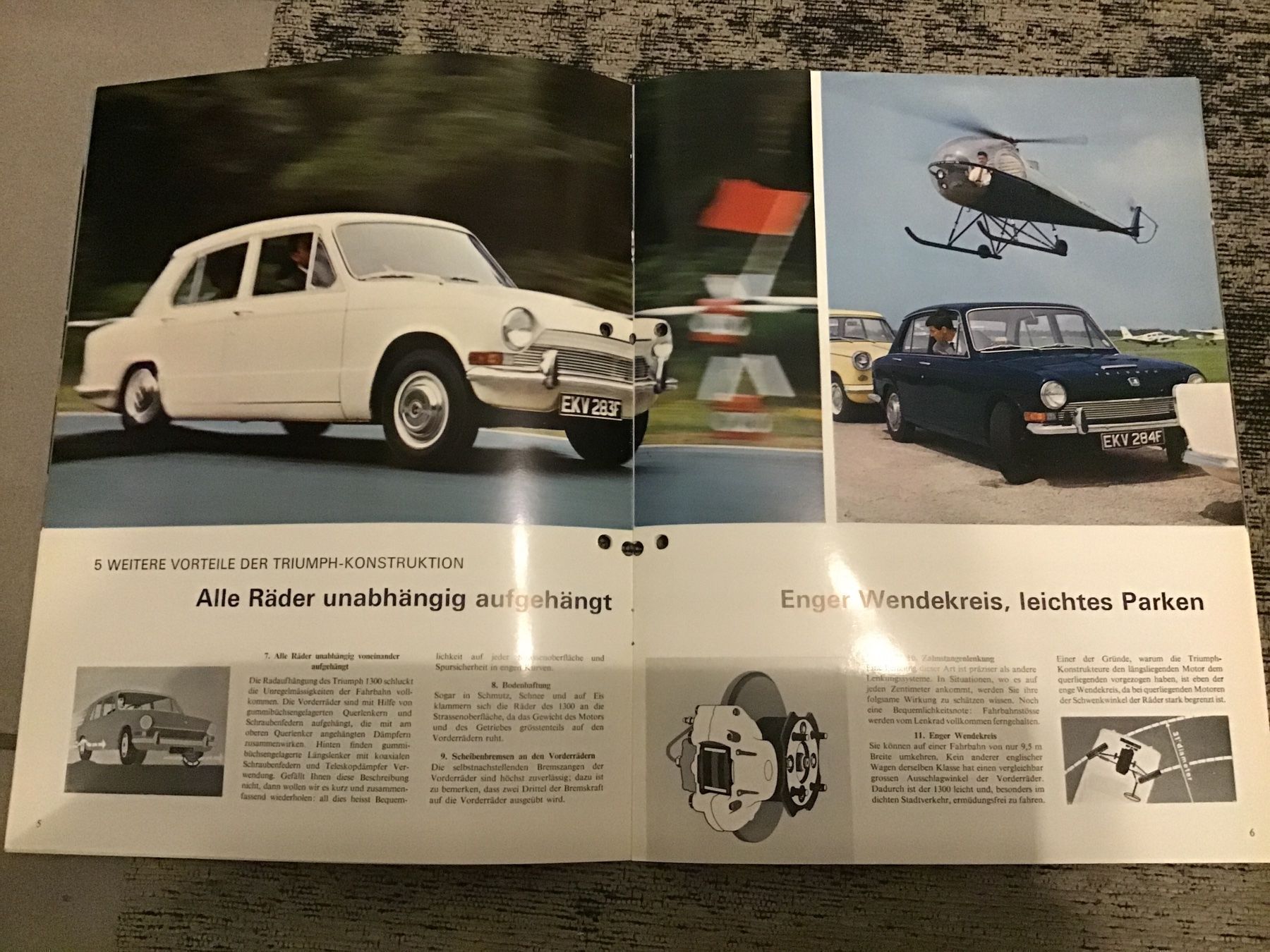 Triumph Documenti: Triumph 1300 Verkaufsprospekt 1971 – Usato da Scherzingen venduto da Starseller62 3