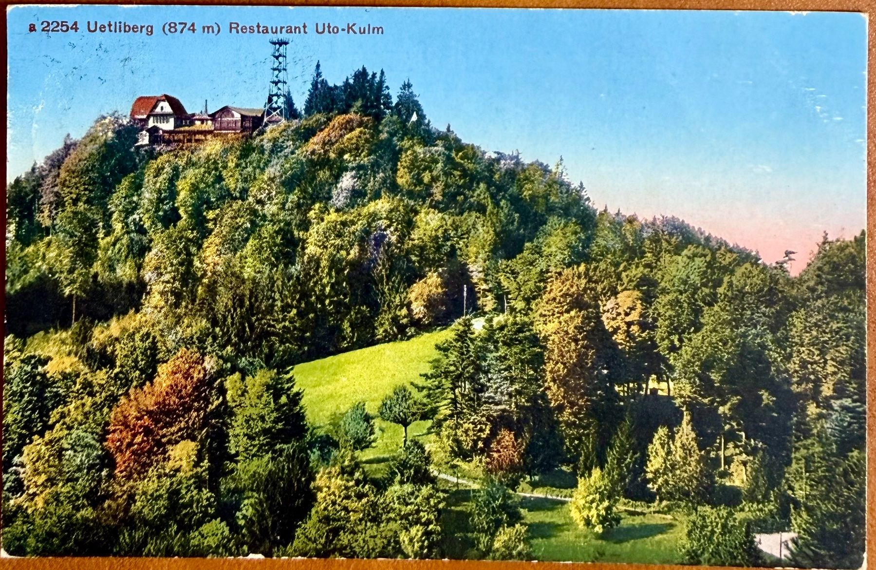 Cartoline postali: Uetliberg - Restaurant Uto-Kulm 1926 – Usato da Lutry venduto da Ediego