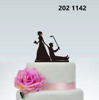 NEUER Torten Topper Paar Golf - Hochzeitstorte - 2021142