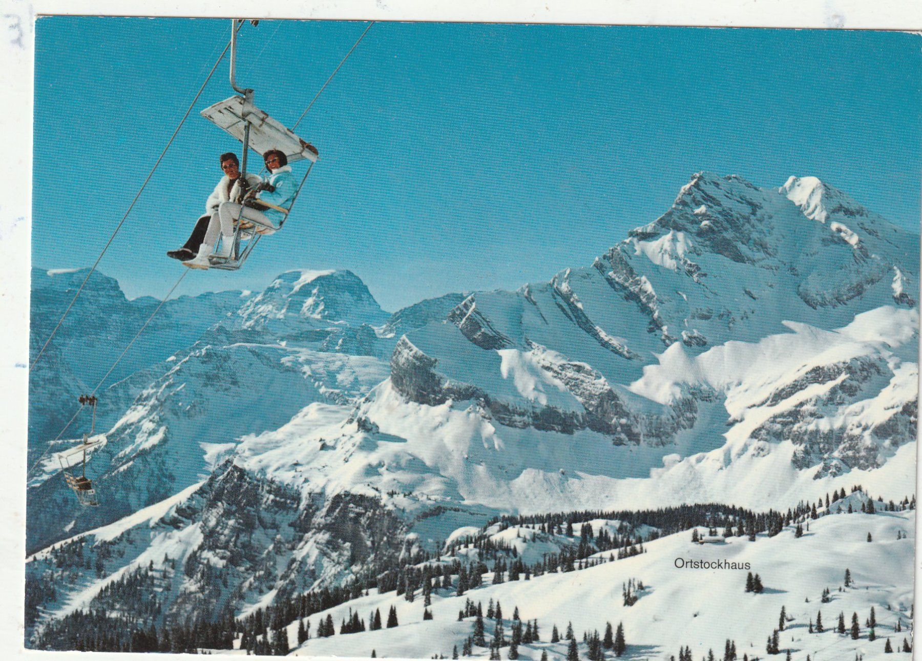 Cartoline postali: Braunwald Skibetrieb – Usato da Lumbrein venduto da made02