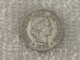 5 centimes/rappen 1928