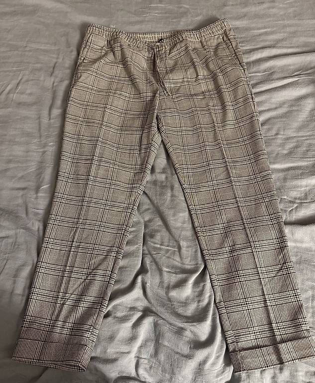 Pantalons: Karierte Hose beige/braun – D'occasion à Wädenswil par dom_pz5d
