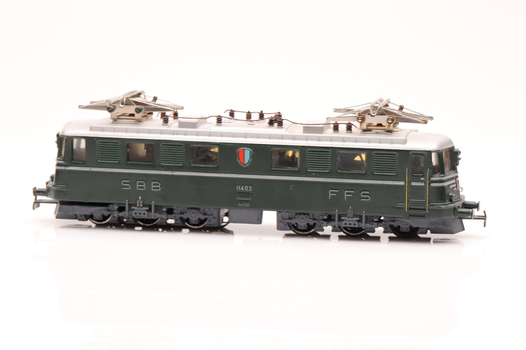 Hag Modellini di ferrovie: Hag/Bühler SBB Ae 6/6 AC, H0 – Usato da Ried (Muotathal) venduto da Modellbahn.swiss 2