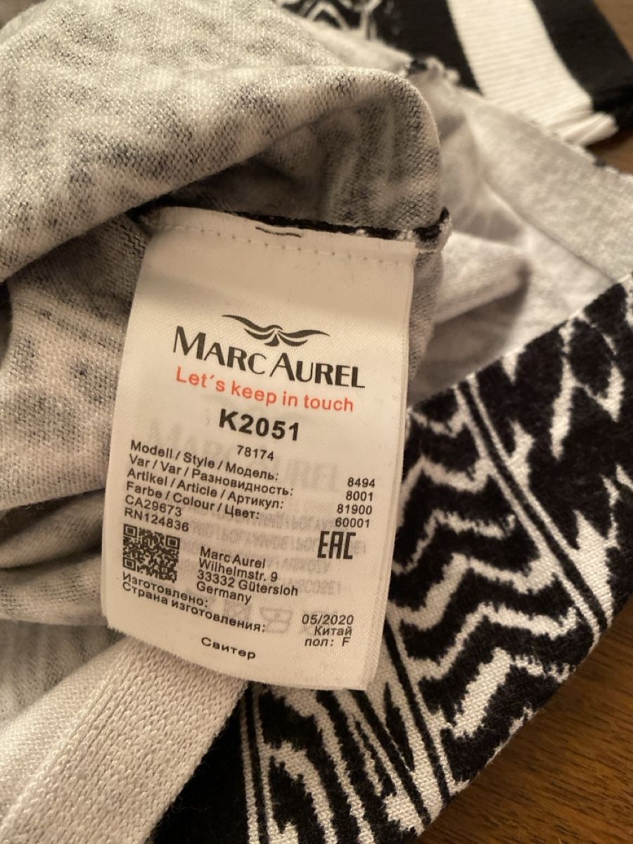 Maglioni & Felpe: MARC AUREL Pullover  Gr.38 Schwarz/Weiss – Nuovo (secondo la descrizione) da Illnau venduto da Sniwi67 3
