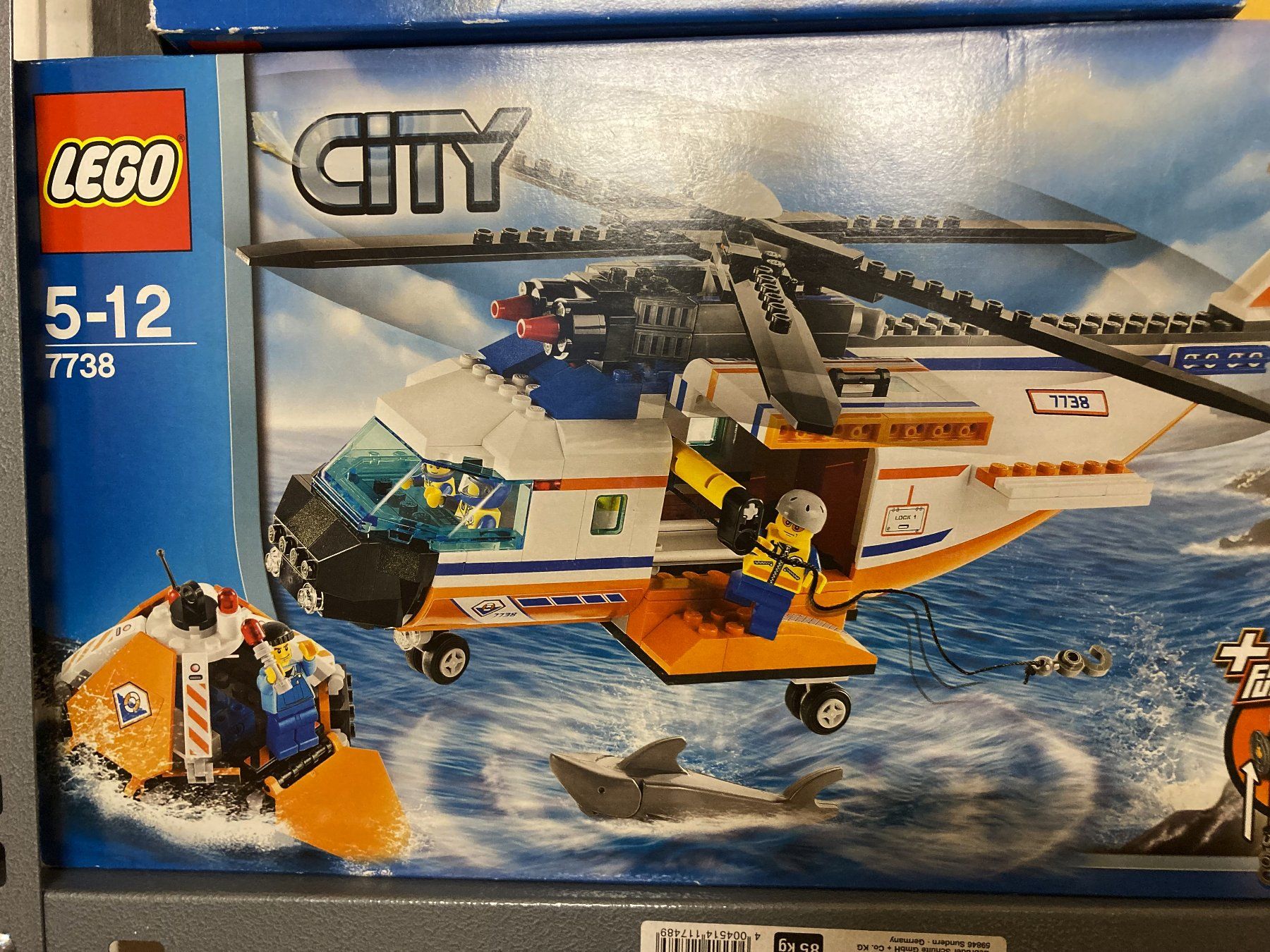 Lego Giocattoli: LEGO Rettungshelikoper Hubschrauber – Usato da Rothenburg venduto da Bison2