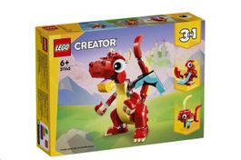 LEGO 31145 Creator 3in1 Roter Drache mit 3 Tierfiguren