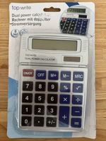 Taschenrechner Topwrite, neu, mit Solar und Batterie!