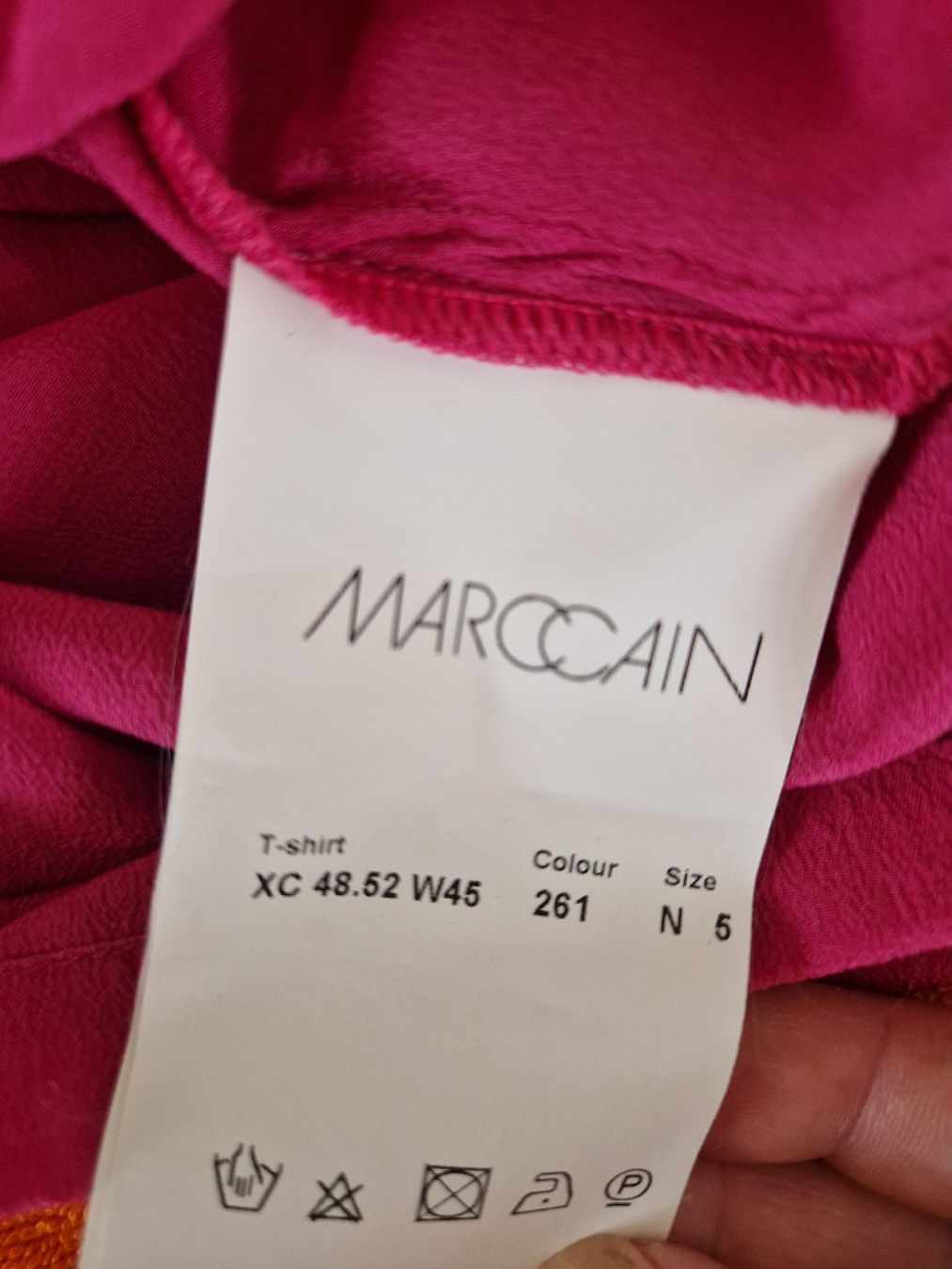Marc Cain Camicette: Marc Cain Bluse Seide pink N5 – Usato da Lichtensteig venduto da Cocabana_16 4