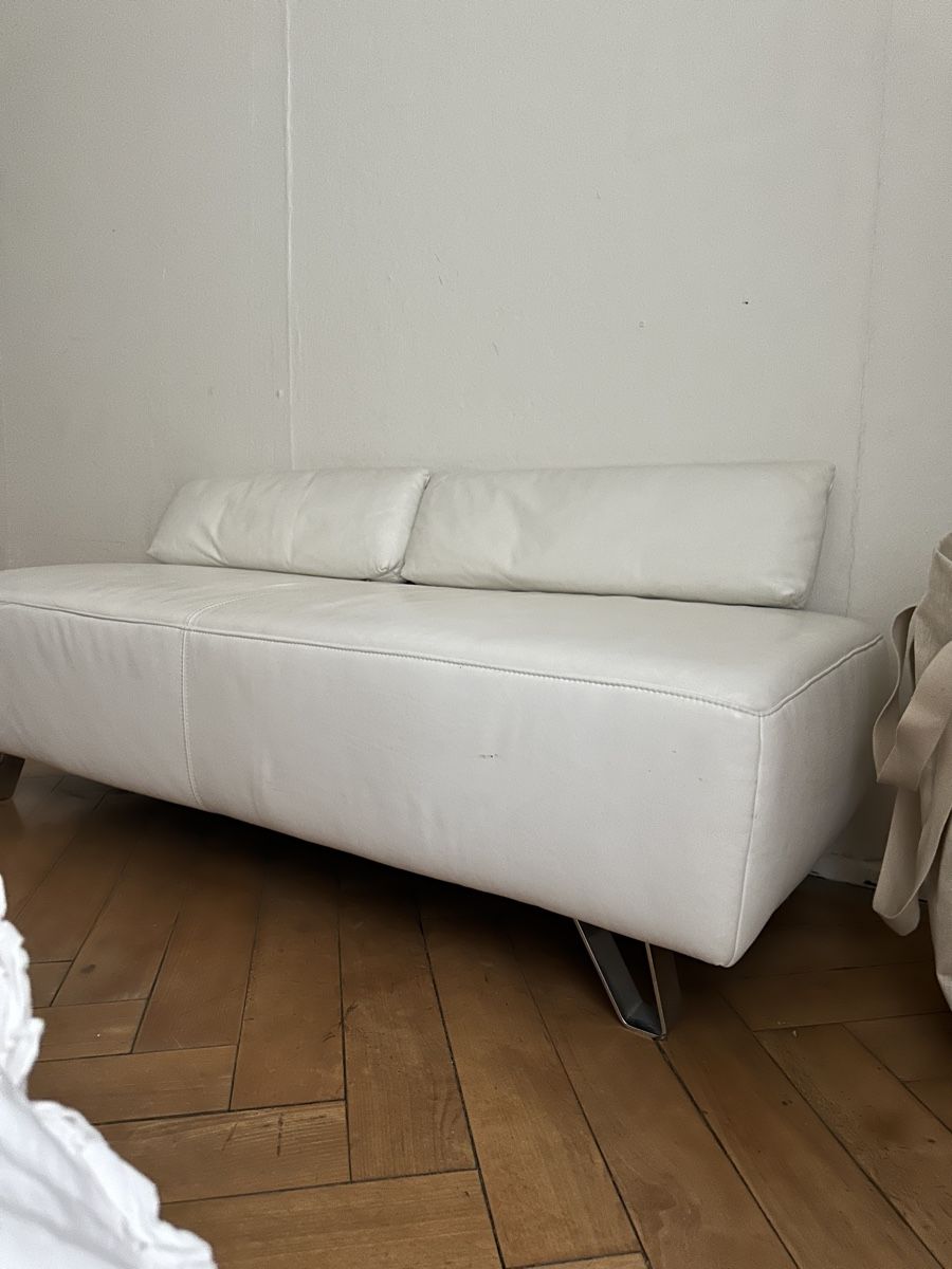 Divani: Ledersofa mit 2 Lederkissen – Usato da Luzern venduto da w.welihodska 4