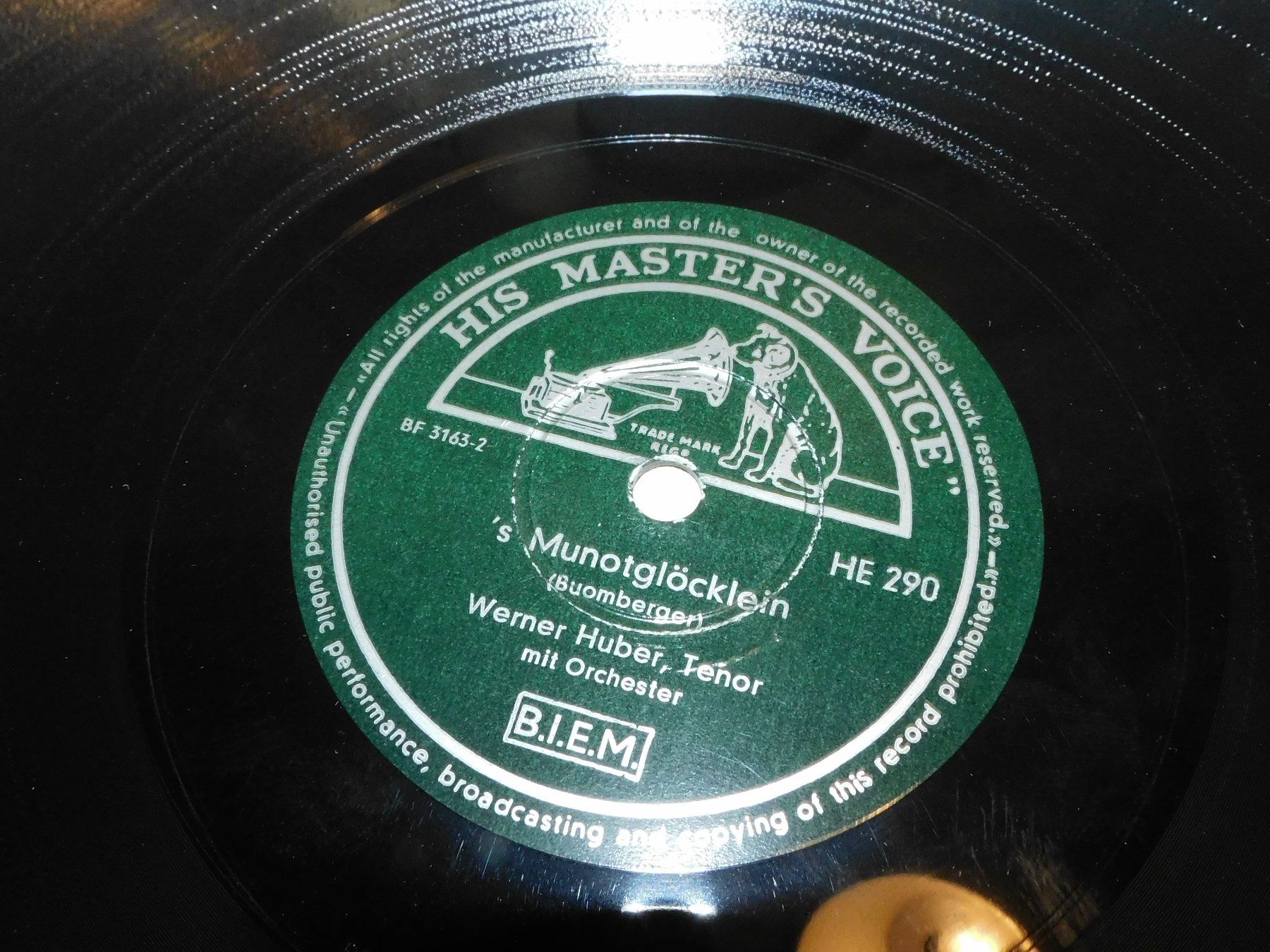 Dischi in vinile: Grammo LP Schellack - der letzte Postillon v Gotthard – Usato da Sursee venduto da 76 2