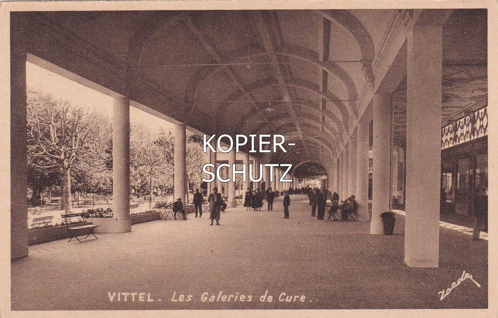 Cartoline postali: Vittel - Les Galeries de Cure /bf – Usato da Hombrechtikon venduto da Rudolf07