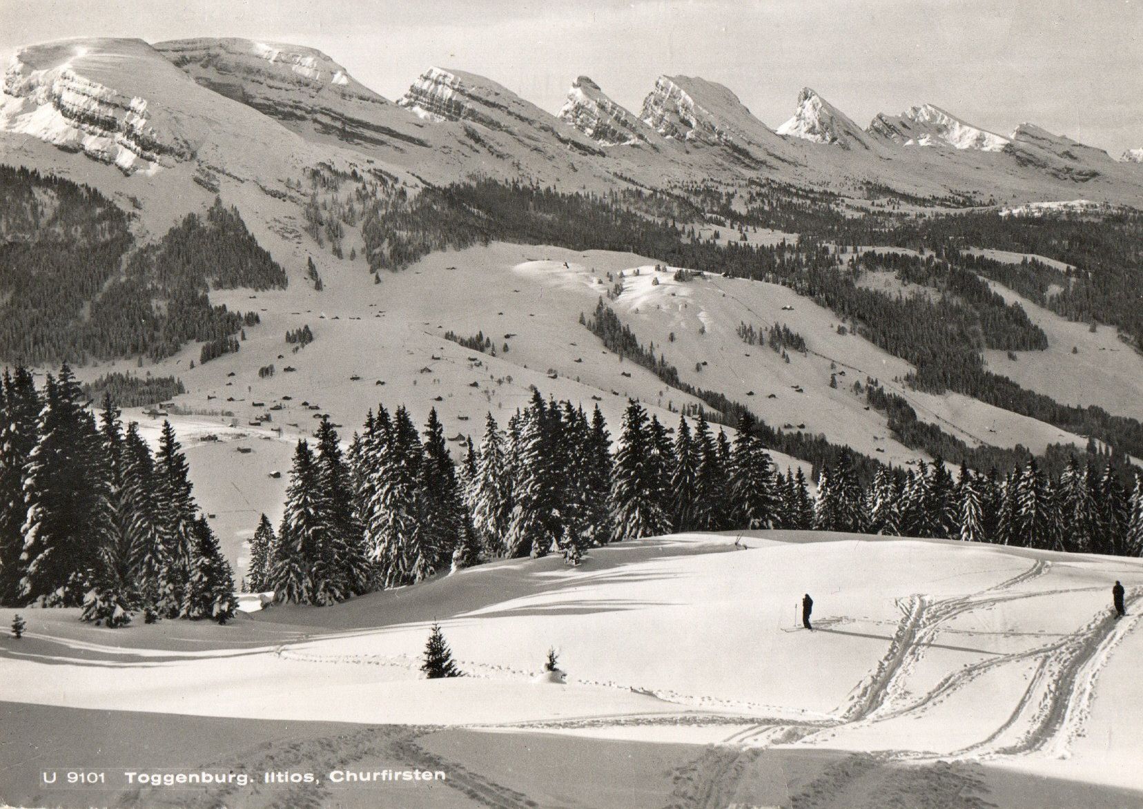Cartoline postali: Toggenburg - Churfirsten – Usato da Melano venduto da pisonsdro