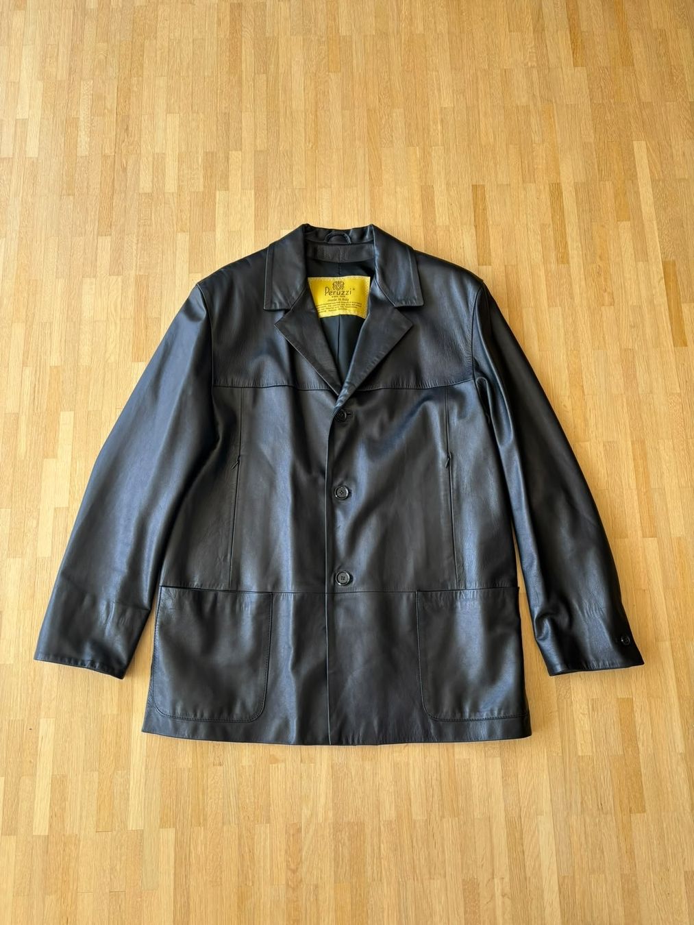 Giacche: Peruzzi VIntage Lederjacke schwarz, Grösse L – Usato da Kriens venduto da Na_Ro 6