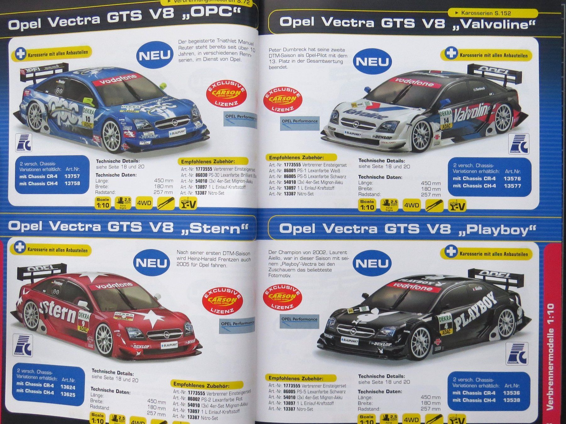 Carson Modellismo RC: Carson Model Sport Katalog von 2005 – Nuovo (secondo la descrizione) da Ettingen venduto da campione_1 2