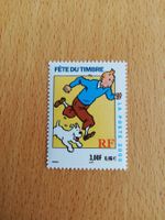 Tintin-Briefmarke aus Frankreich 2000, postfrisch