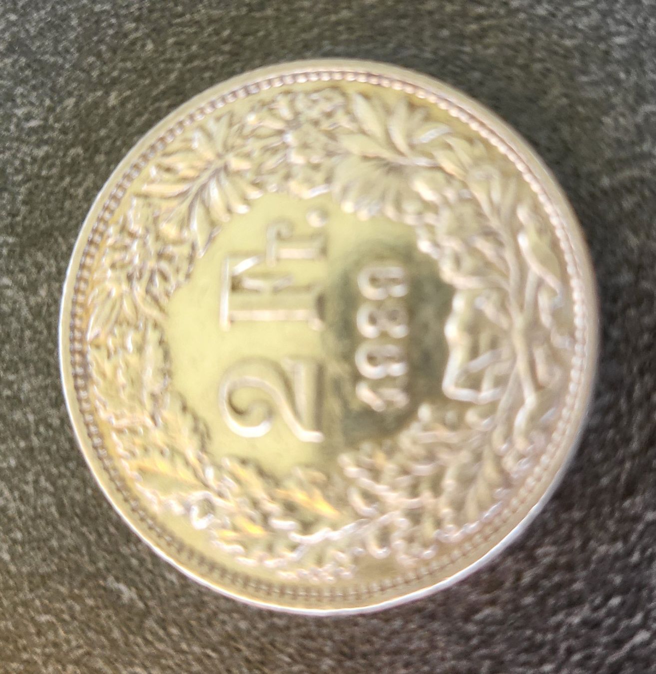 Tutti le monete: 2x   2 FR  Münze 1939 Silber – Usato da Kriens venduto da tobi-card 2